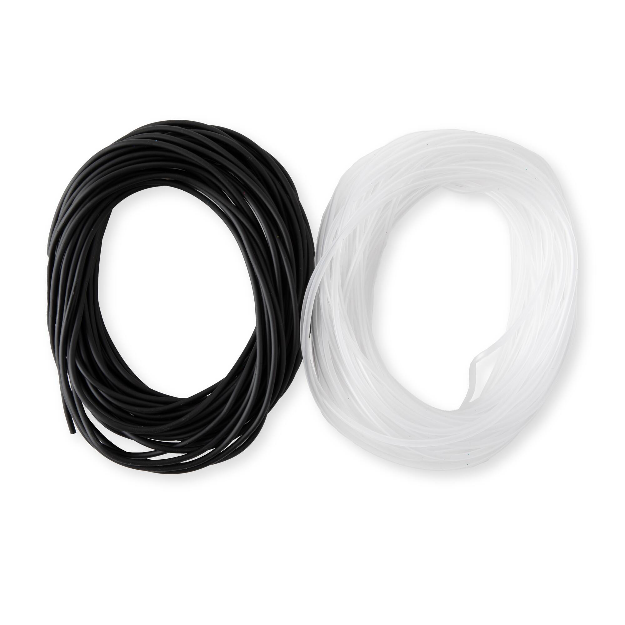 Black & Frost Pony Bead Lacing by Creatology™